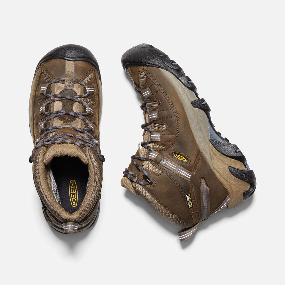 Bottes de Randonnée Keen Femme Marron | Targhee Ii Waterproof Mid | SYZAU-2016